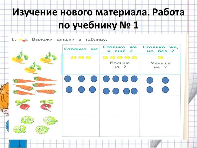 Изучение нового материала. Работа по учебнику № 1