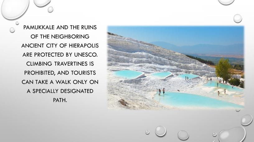 Pamukkale and the ruins of the neighboring ancient city of