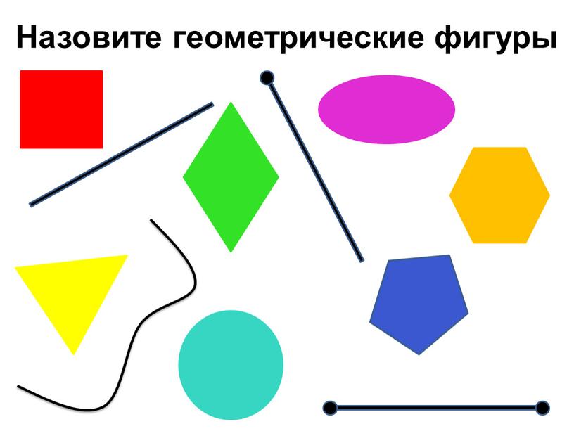 Назовите геометрические фигуры