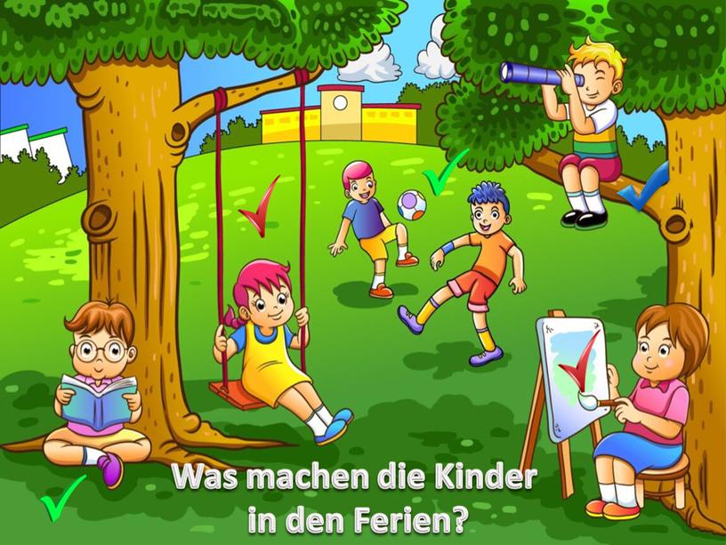 Was machen die Kinder in den Ferien?