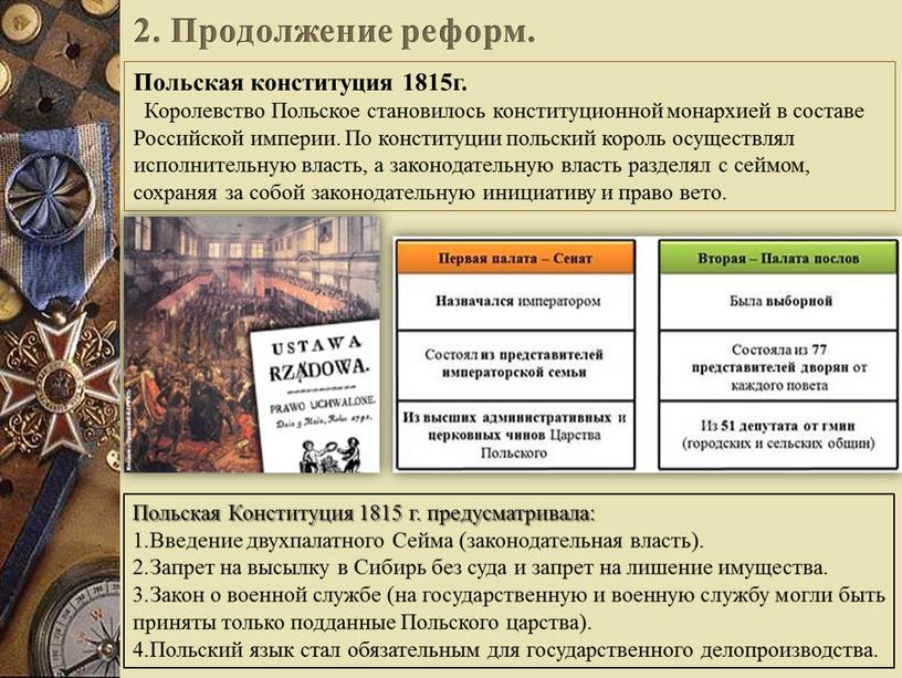 Польская конституция 1815г.