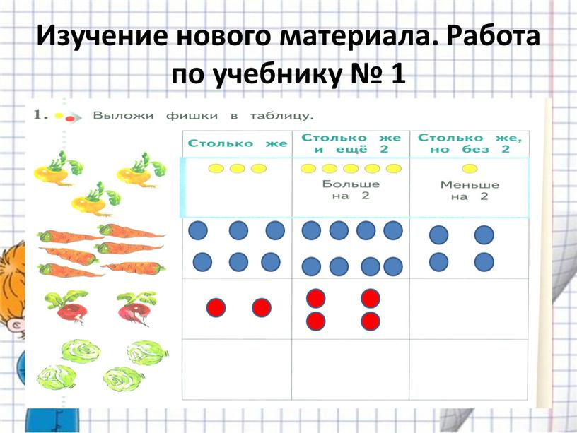 Изучение нового материала. Работа по учебнику № 1