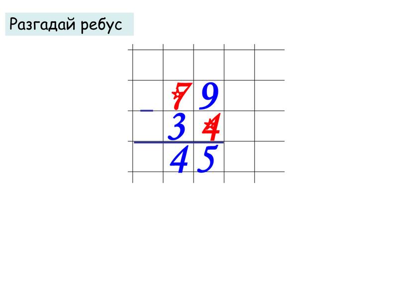 9 3 Разгадай ребус 5 4 * * 7 4