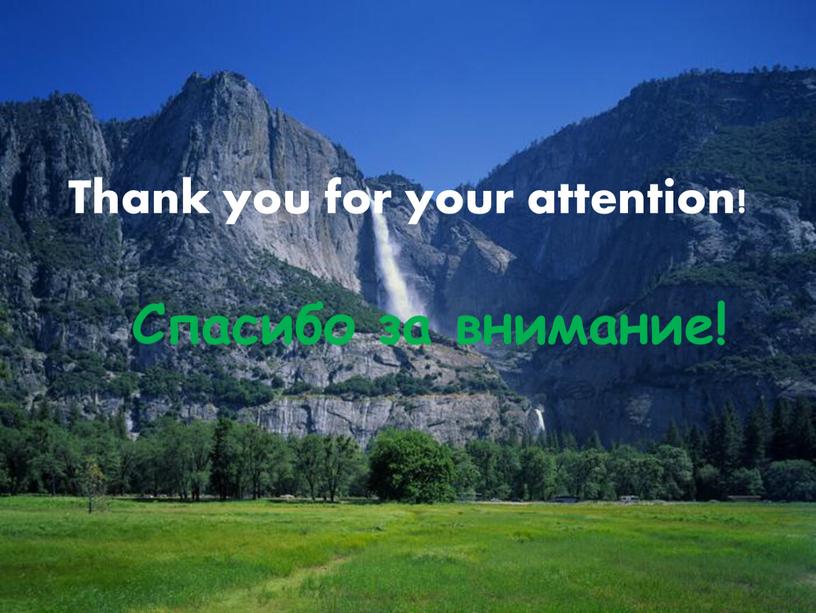 Спасибо за внимание! Thank you for your attention!