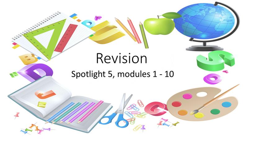 Revision Spotlight 5, modules 1 - 10