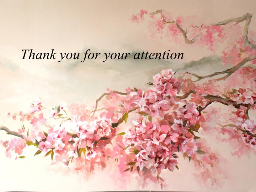 Thank you for your attention