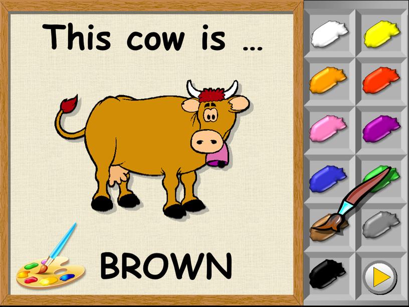 This cow is … BROWN