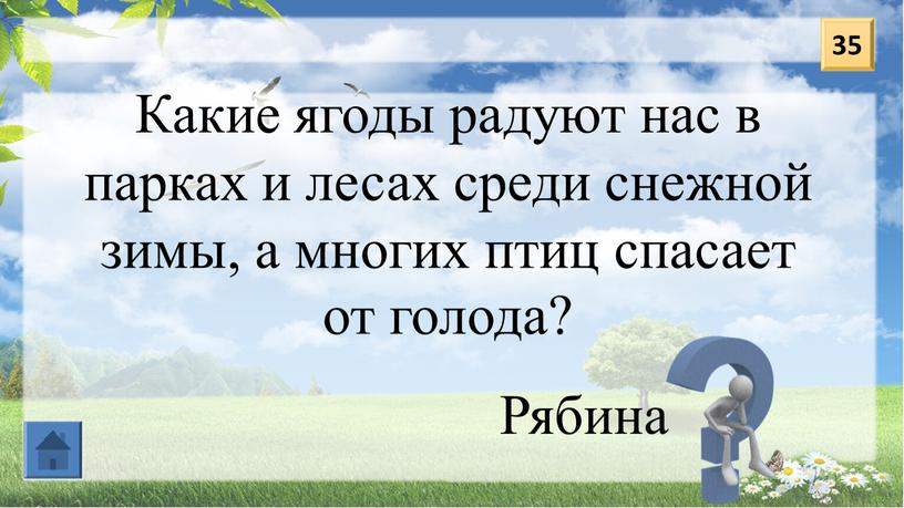 Какие ягоды радуют нас в парках и лесах среди снежной зимы, а многих птиц спасает от голода?