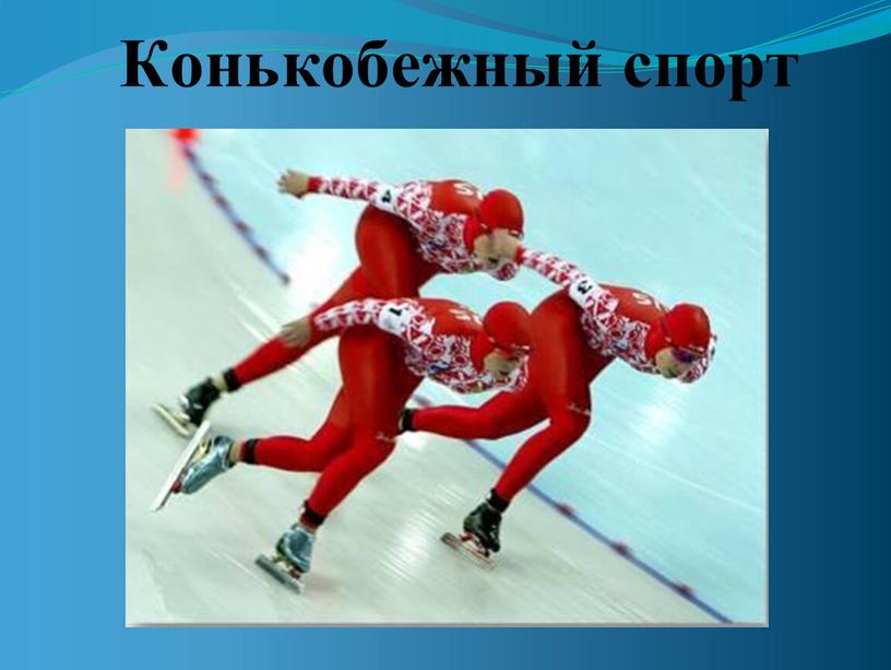 Конькобежный спорт