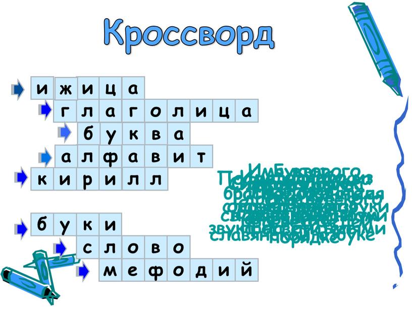 Последняя буква древнерусского алфавита