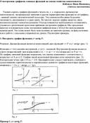 О построении графиков сложных функций на основе свойства монотонности