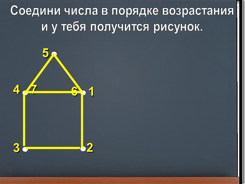 Соедини числа в порядке возрастания и у тебя получится рисунок