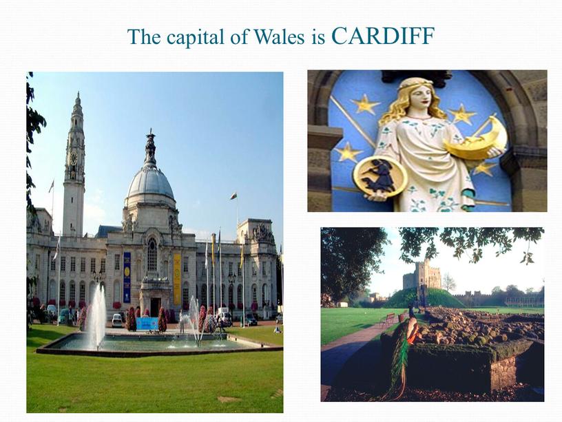 The capital of Wales is CARDIFF