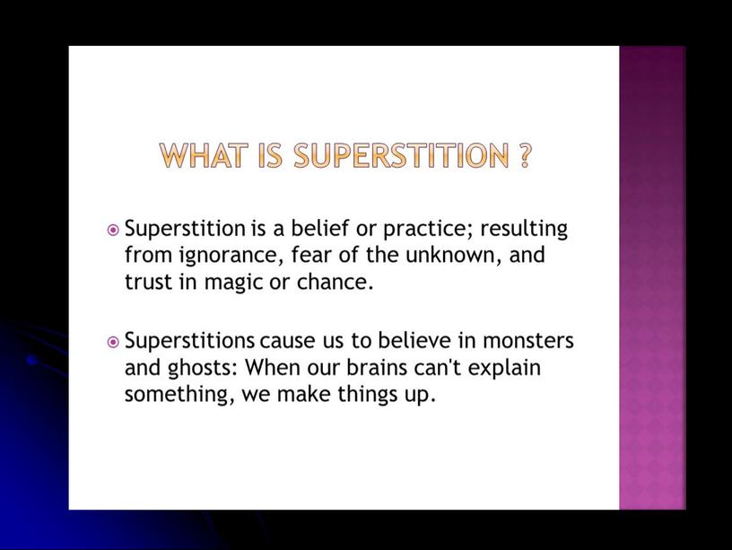 Comparative analysis of British, Kazakh and Russian superstitions