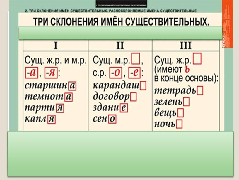 Имя существительное как часть речи