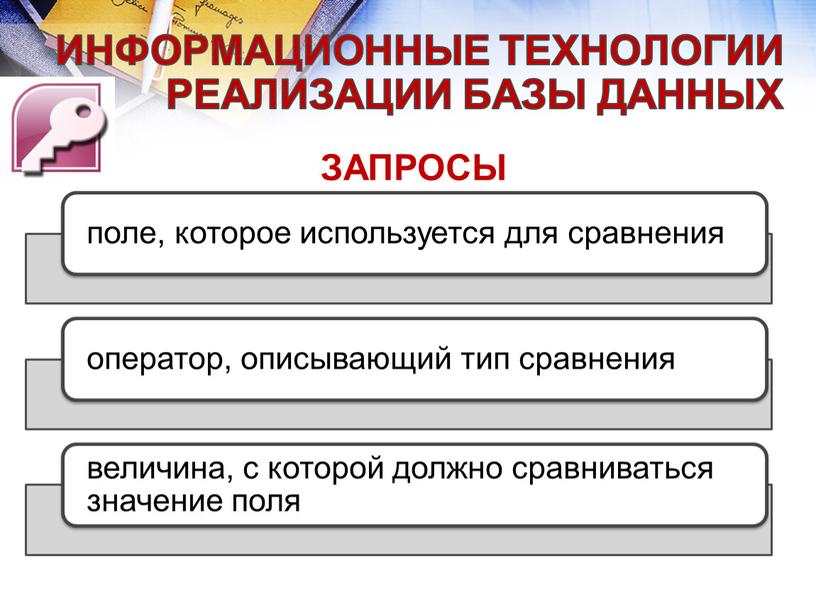 ЗАПРОСЫ ИНФОРМАЦИОННЫЕ ТЕХНОЛОГИИ