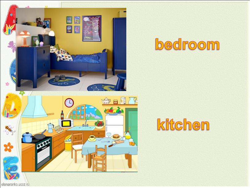 bedroom kitchen