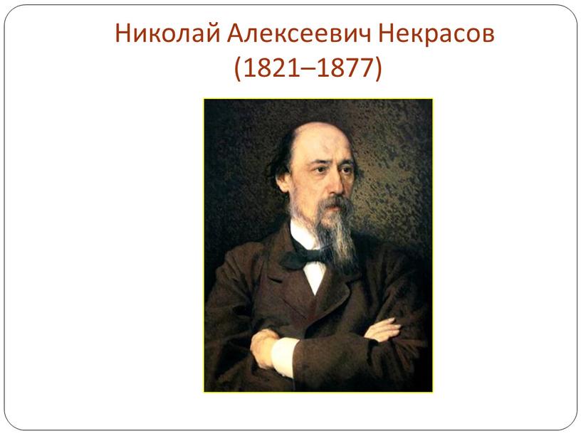 Николай Алексеевич Некрасов (1821–1877)