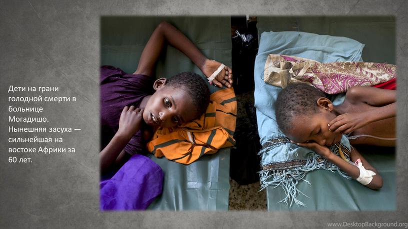 Дети на грани голодной смерти в больнице