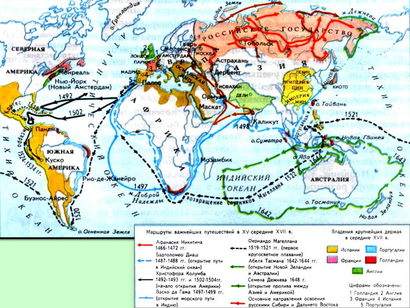 Презентация по Всеобщей истории на тему: "Встреча миров. Великие географические открытия"