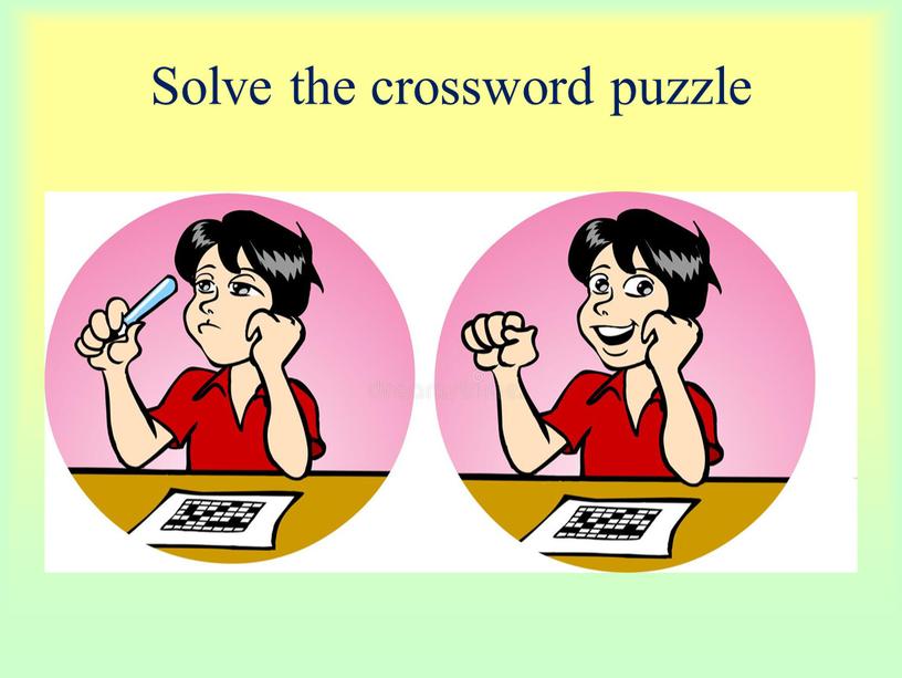 Solve the crossword puzzle