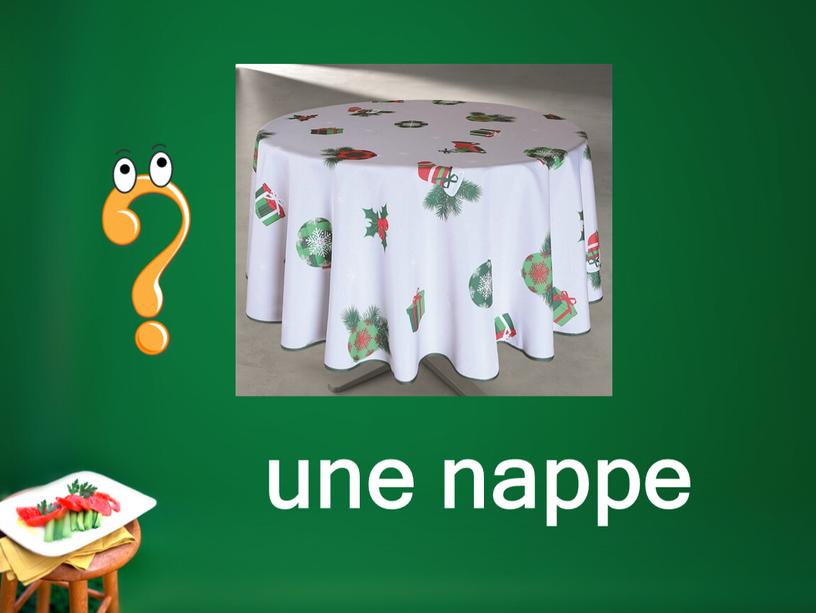 une nappe