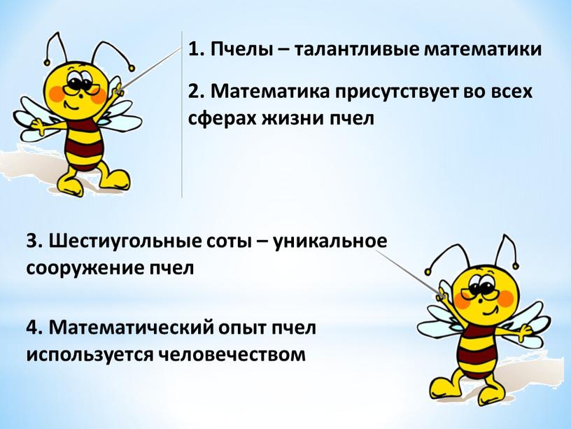 Пчелы – талантливые математики 2