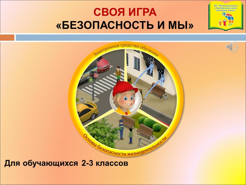 СВОЯ ИГРА «БЕЗОПАСНОСТЬ И МЫ» Для обучающихся 2-3 классов