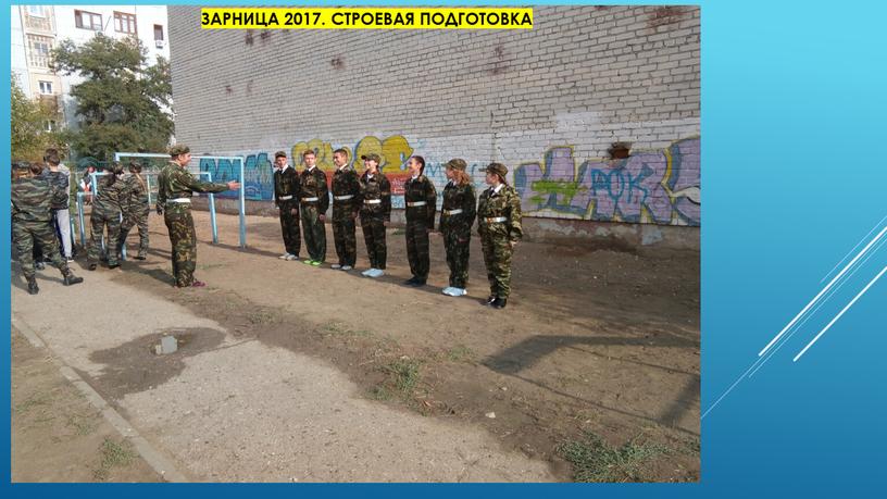 ЗАРНИЦА 2017. СТРОЕВАЯ ПОДГОТОВКА