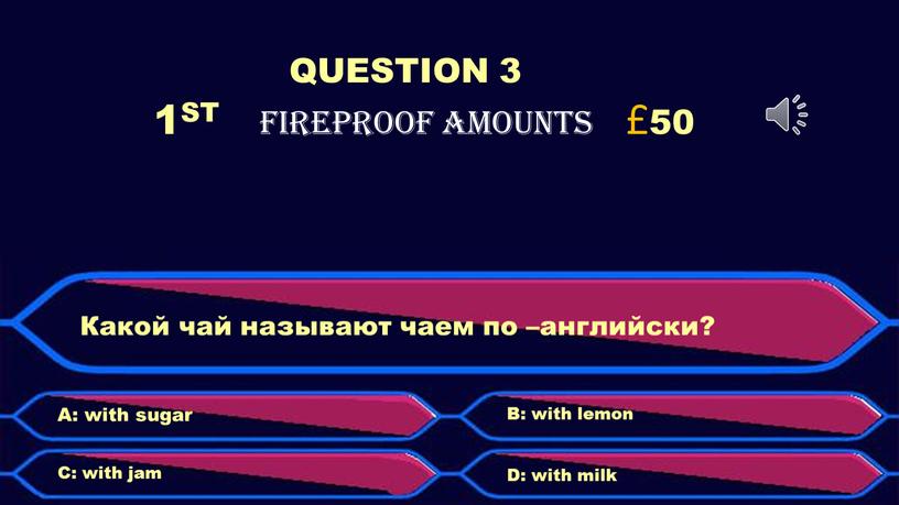 QUESTION 3 1ST FIREPROOF