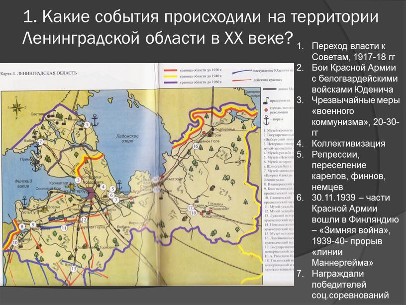 Какие события происходили на территории