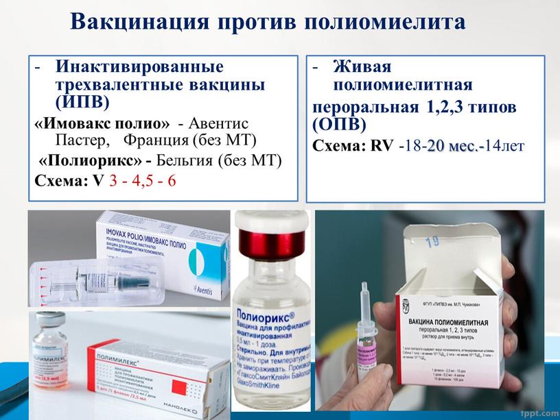 Вакцинация против полиомиелита