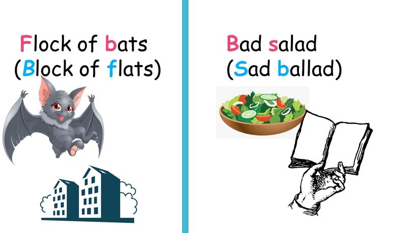 F lock of b ats ( B lock of f lats)