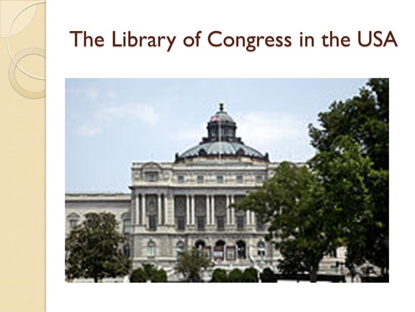 The Library of Congress in the