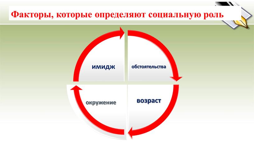 Факторы, которые определяют социальную роль