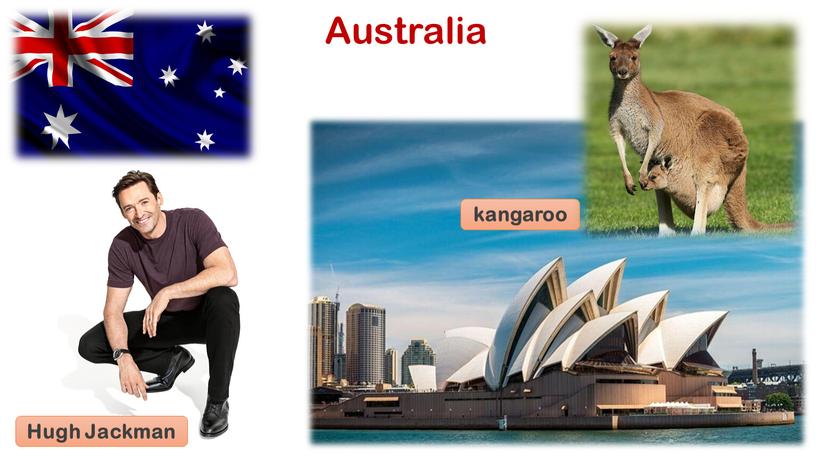 Australia Hugh Jackman kangaroo