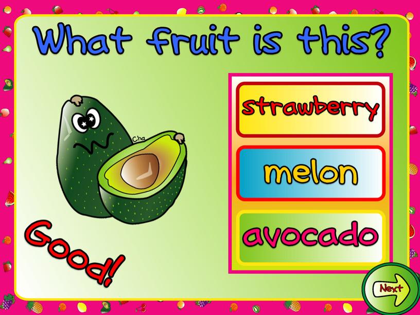 Игра-презентация по английскому языку на тему:"What fruit is this?"