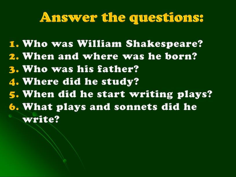 Answer the questions: Who was William