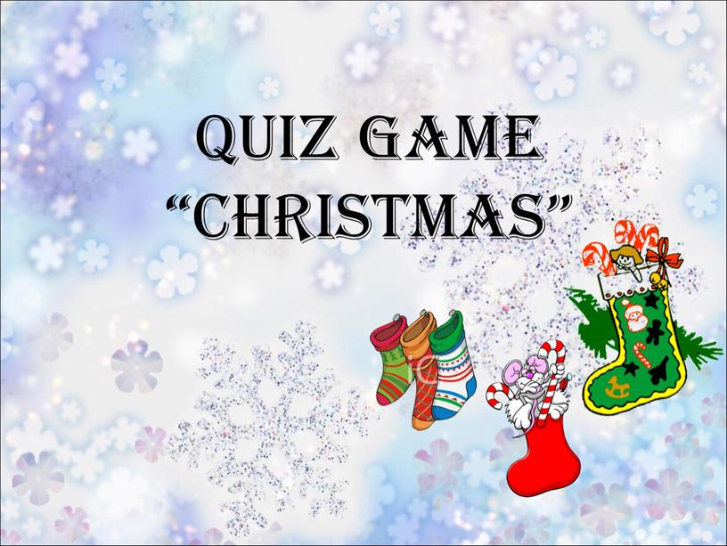 Quiz Game “CHRISTMAS”