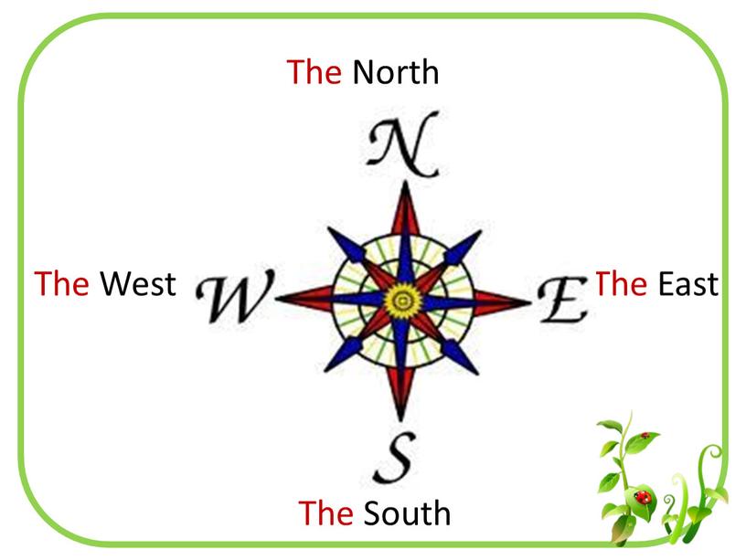 The North The South The East The