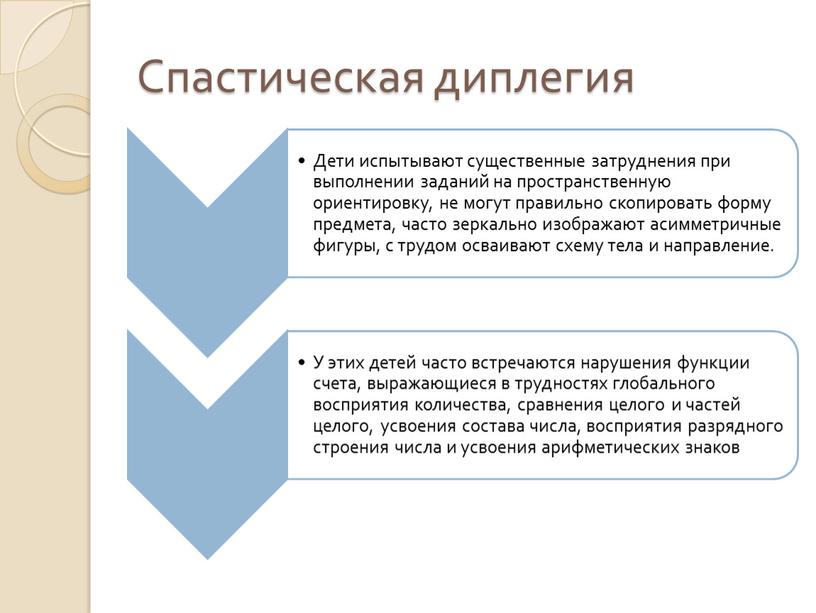 Спастическая диплегия