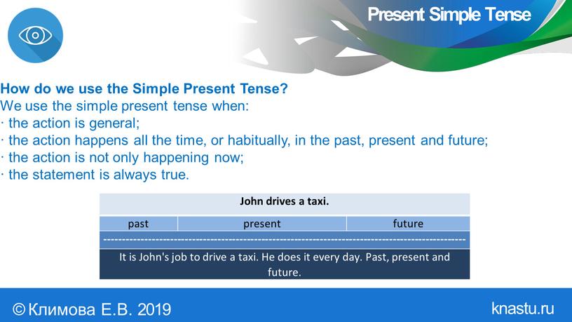 Present Simple Tense How do we use the