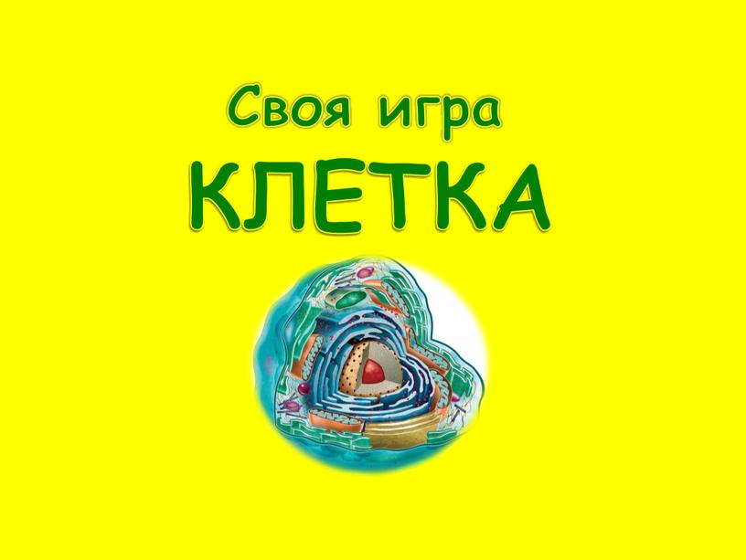 КЛЕТКА Своя игра