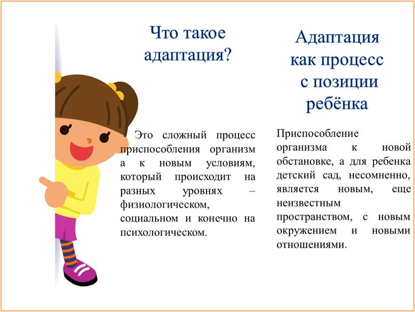 Что такое адаптация? Это сложный процесс приспособления организма к новым условиям, который происходит на разных уровнях – физиологическом, социальном и конечно на психологическом