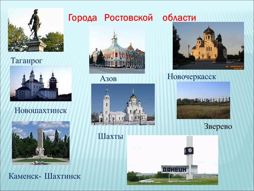 Города Ростовской области