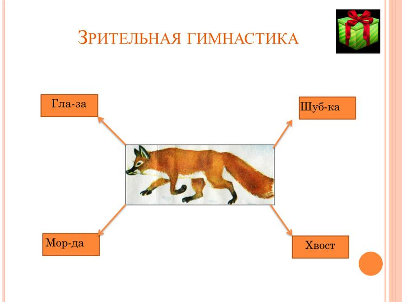 Зрительная гимнастика Гла-за Шуб-ка