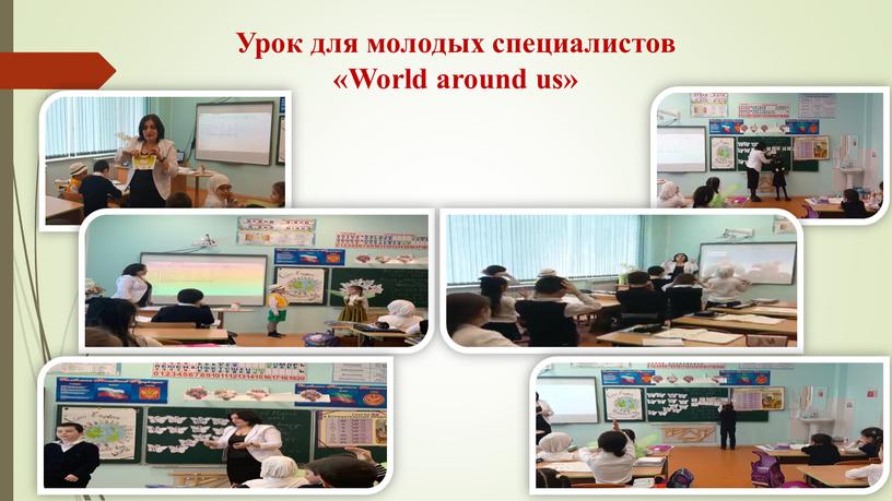 Урок для молодых специалистов «World around us»