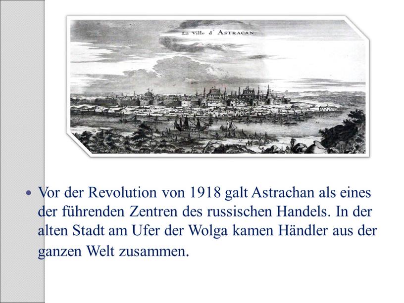 Vor der Revolution von 1918 galt