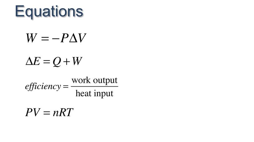 Equations