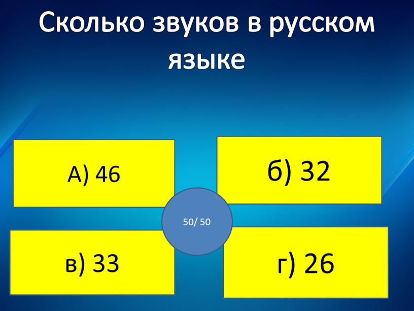 Не верно ! Не верно! Сколько звуков в русском языке